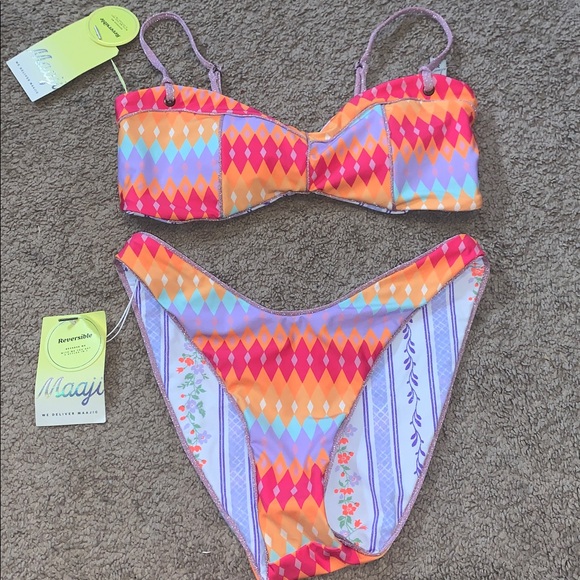 Maaji Multicolor Diamond Bikini - Picture 1 of 5